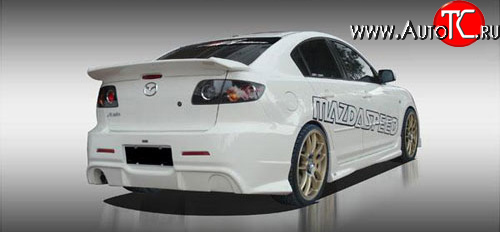 12 199 р. Спойлер Mazda-Speed Mazda 3/Axela BK дорестайлинг седан (2003-2006) (Неокрашенный)  с доставкой в г. Санкт‑Петербург