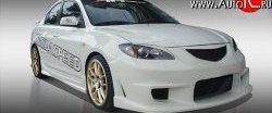 15 649 р. Пороги накладки Mazda Speed Mazda 3/Axela BK дорестайлинг седан (2003-2006) (Неокрашенные)  с доставкой в г. Санкт‑Петербург. Увеличить фотографию 2