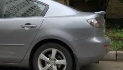 3 099 р. Спойлер Style Mazda 3/Axela BK дорестайлинг седан (2003-2006) (Неокрашенный)  с доставкой в г. Санкт‑Петербург. Увеличить фотографию 2