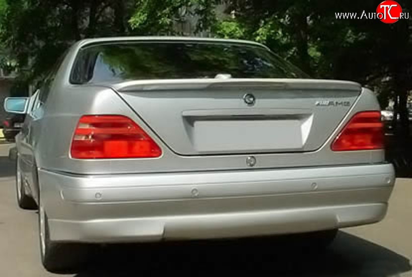 11 399 р. Накладка заднего бампера AMG Mercedes-Benz S class W140 Купе (1991-1998) (Неокрашенная)  с доставкой в г. Санкт‑Петербург