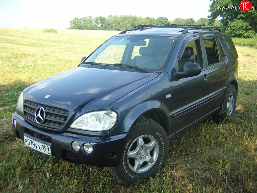 5 199 р. Передний бампер MT Mercedes-Benz ML class W163 дорестайлинг (1997-2001) (Неокрашенный)  с доставкой в г. Санкт‑Петербург