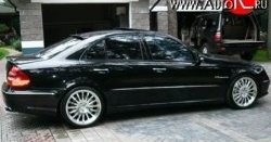 2 699 р. Козырёк AMG на заднее лобовое стекло автомобиля  Mercedes-Benz E-Class  W211 (2002-2009) дорестайлинг седан, рестайлинг седан (Неокрашенный)  с доставкой в г. Санкт‑Петербург. Увеличить фотографию 3