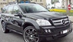 22 599 р. Накладка переднего бампера BRABUS Mercedes-Benz GL class X164 дорестайлинг (2006-2009) (Неокрашенная)  с доставкой в г. Санкт‑Петербург. Увеличить фотографию 2