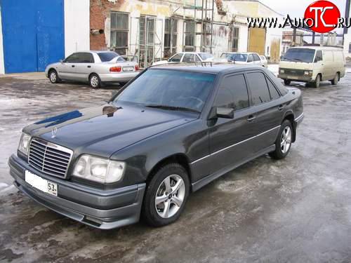 2 049 р. Накладка на передний бампер Mercedes-Benz E-Class W124 седан дорестайлинг (1984-1993)  с доставкой в г. Санкт‑Петербург