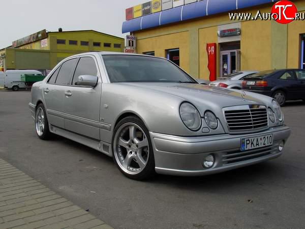 8 149 р. Передний бампер Lorinzer Mercedes-Benz E-Class W210 дорестайлинг универсал (1996-1999) (Дорестайлинг, Неокрашенный)  с доставкой в г. Санкт‑Петербург