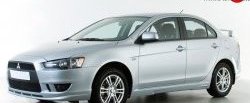 3 599 р. Накладка переднего бампера Elegance Mitsubishi Lancer 10 седан дорестайлинг (2007-2010) (Неокрашенная)  с доставкой в г. Санкт‑Петербург. Увеличить фотографию 4