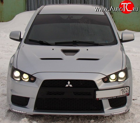 25 199 р. Передняя оптика Evo Mitsubishi Lancer 10 седан дорестайлинг (2007-2010)  с доставкой в г. Санкт‑Петербург