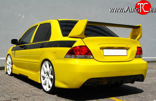 10 699 р. Антикрыло Accolade Evo  Mitsubishi Lancer  9 (2003-2009) 1-ый рестайлинг седан, 2-ой рестайлинг седан (Неокрашенный)  с доставкой в г. Санкт‑Петербург