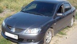 5 499 р. Накладка переднего бампера M-VRS Mitsubishi Lancer 9 1-ый рестайлинг седан (2003-2005) (Неокрашенная)  с доставкой в г. Санкт‑Петербург. Увеличить фотографию 1