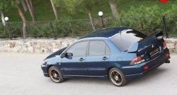 5 399 р. Накладка заднего бампера Sport 2.0 Mitsubishi Lancer 9 1-ый рестайлинг седан (2003-2005) (Неокрашенная)  с доставкой в г. Санкт‑Петербург. Увеличить фотографию 2