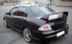 8 299 р. Спойлер в стиле Evo var №2 (средний)  Mitsubishi Lancer  9 (2003-2009) 1-ый рестайлинг седан, 2-ой рестайлинг седан (Неокрашенный)  с доставкой в г. Санкт‑Петербург. Увеличить фотографию 4