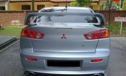 4 999 р. Накладка Zodiak V2 на задний бампер  Mitsubishi Lancer  10 (2007-2017) (Неокрашенная)  с доставкой в г. Санкт‑Петербург. Увеличить фотографию 3