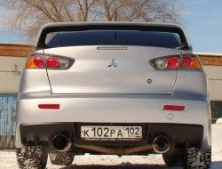 11 699 р. Спойлер Evo V1 Высокий Mitsubishi Lancer 10 седан дорестайлинг (2007-2010) (Неокрашенный)  с доставкой в г. Санкт‑Петербург. Увеличить фотографию 2