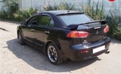 3 899 р. Козырёк на заднее лобовое стекло Sport  Mitsubishi Lancer  10 (2007-2017) седан дорестайлинг, седан рестайлинг (Неокрашенный)  с доставкой в г. Санкт‑Петербург. Увеличить фотографию 2