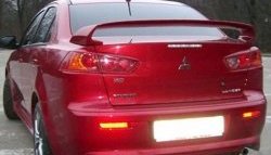 8 199 р. Спойлер Zodiak  Mitsubishi Lancer  10 (2007-2017) седан дорестайлинг, седан рестайлинг (Неокрашенный)  с доставкой в г. Санкт‑Петербург. Увеличить фотографию 1