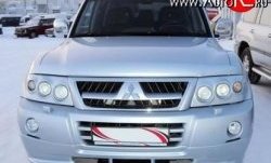 10 599 р. Накладка переднего бампера Sport  Mitsubishi Pajero  3 V70 (1999-2003) дорестайлинг (Неокрашенная)  с доставкой в г. Санкт‑Петербург. Увеличить фотографию 2