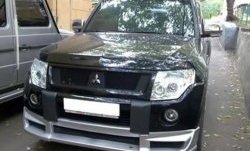 10 599 р. Накладка переднего бампера Sport Mitsubishi Pajero 4 V90 дорестайлинг (2006-2011) (Неокрашенная)  с доставкой в г. Санкт‑Петербург. Увеличить фотографию 2