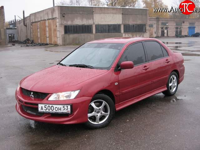 3 399 р. Пороги накладки Mitsubishi Lancer 9 2-ой рестайлинг универсал (2005-2009)  с доставкой в г. Санкт‑Петербург