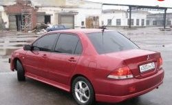 Накладка заднего бампера на Mitsubishi Lancer 9 1-ый рестайлинг седан (2003-2005)