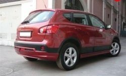 2 089 р. Пороги накладки Городская Легенда Nissan Qashqai 1 J10 рестайлинг (2010-2013) (Неокрашенные)  с доставкой в г. Санкт‑Петербург. Увеличить фотографию 2