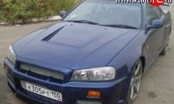 17 249 р. Пластиковый капот GTR  Nissan Skyline  R34 (1999-2002) (Неокрашенный)  с доставкой в г. Санкт‑Петербург. Увеличить фотографию 1