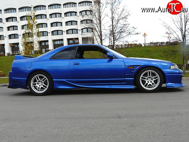 11 649 р. Пороги накладки DoLuck Nissan Skyline R33 (1993-1998) (Неокрашенные)  с доставкой в г. Санкт‑Петербург