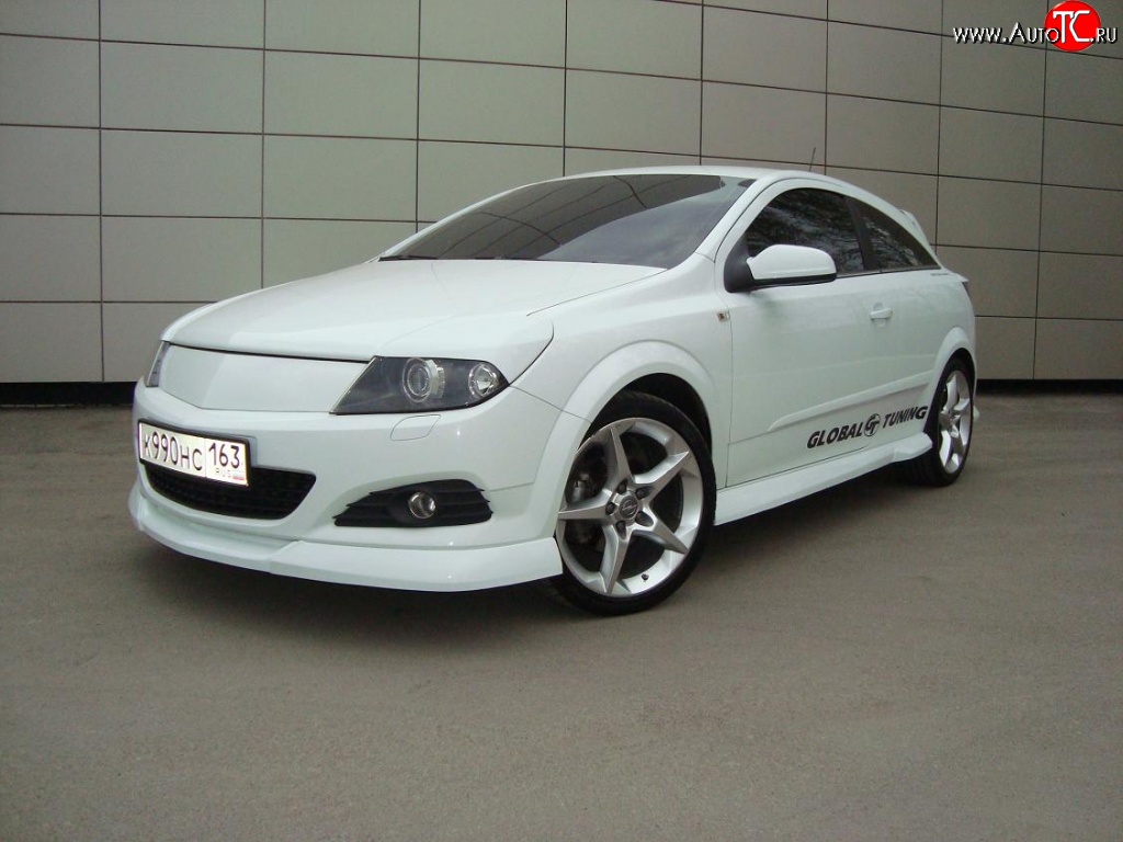 4 499 р. Глухая решётка радиатора Global Tuning  Opel Astra  H GTC (2004-2009) хэтчбек 3 дв. дорестайлинг, хэтчбек 3 дв. рестайлинг (Неокрашенная)  с доставкой в г. Санкт‑Петербург