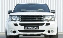 34 999 р. Передний бампер HAMMAN  Land Rover Range Rover Sport  1 L320 (2005-2009) (Неокрашенный)  с доставкой в г. Санкт‑Петербург. Увеличить фотографию 1