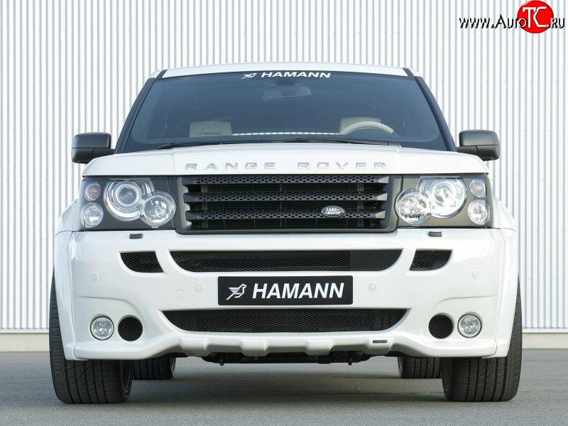 34 999 р. Передний бампер HAMMAN  Land Rover Range Rover Sport  1 L320 (2005-2009) (Неокрашенный)  с доставкой в г. Санкт‑Петербург