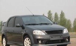 4 699 р. Пороги накладки Power DM 2  Renault Logan  1 (2010-2016) рестайлинг (Неокрашенные)  с доставкой в г. Санкт‑Петербург. Увеличить фотографию 2