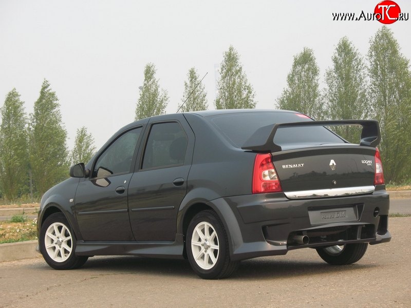 6 499 р. Спойлер Power DM 2  Renault Logan  1 (2010-2016) рестайлинг (Неокрашенный)  с доставкой в г. Санкт‑Петербург