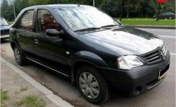 2 599 р. Передний бампер SAT Renault Logan 1 дорестайлинг (2004-2010) (Неокрашенный)  с доставкой в г. Санкт‑Петербург. Увеличить фотографию 4