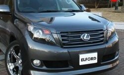 23 899 р. Передний бампер ELFORD  Toyota Land Cruiser Prado  J150 (2009-2013) (Неокрашенный)  с доставкой в г. Санкт‑Петербург. Увеличить фотографию 1