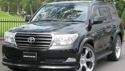 27 649 р. Передний бампер ELFORD Toyota Land Cruiser 200 дорестайлинг (2007-2012) (Неокрашенный)  с доставкой в г. Санкт‑Петербург. Увеличить фотографию 1