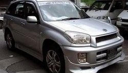 8 949 р. Накладка переднего бампера Sport Toyota RAV4 CA20 3 дв. дорестайлинг (2000-2003) (Неокрашенная)  с доставкой в г. Санкт‑Петербург. Увеличить фотографию 2