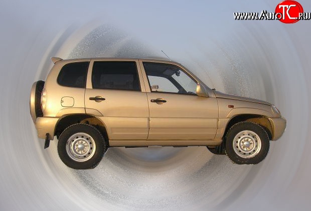 699 р. Арки крыльев Кураж  Chevrolet Niva  2123 (2002-2008), Лада 2123 (Нива Шевроле) (2002-2008) (Неокрашенные)  с доставкой в г. Санкт‑Петербург