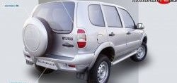 429 р. Накладки Кураж 2 на фонари (до 2009 г)  Chevrolet Niva  2123 (2002-2008), Лада 2123 (Нива Шевроле) (2002-2008) (Неокрашенные)  с доставкой в г. Санкт‑Петербург. Увеличить фотографию 2