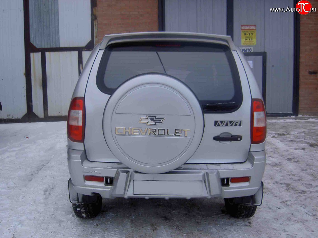 2 299 р. Чехол запасного колеса Chevrolet Chevrolet Niva 2123 дорестайлинг (2002-2008) (Неокрашенный)  с доставкой в г. Санкт‑Петербург