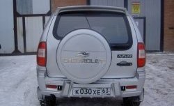 2 299 р. Чехол запасного колеса Chevrolet Chevrolet Niva 2123 дорестайлинг (2002-2008) (Неокрашенный)  с доставкой в г. Санкт‑Петербург. Увеличить фотографию 3