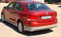 4 999 р. Пороги накладки Racing Volkswagen Polo 5 седан дорестайлинг (2009-2015) (Неокрашенные)  с доставкой в г. Санкт‑Петербург. Увеличить фотографию 2