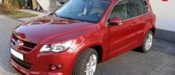 869 р. Накладки на фары CT Volkswagen Tiguan NF дорестайлинг (2006-2011) (Неокрашенные)  с доставкой в г. Санкт‑Петербург. Увеличить фотографию 3