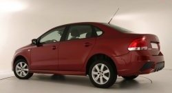 3 249 р. Пороги накладки Sport Volkswagen Polo 5 седан дорестайлинг (2009-2015) (Неокрашенные)  с доставкой в г. Санкт‑Петербург. Увеличить фотографию 1