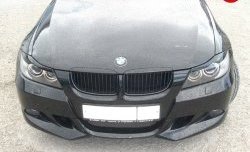 5 999 р. Накладка переднего бампера AC Shnitzer  BMW 3 серия  E90 (2004-2008) седан дорестайлинг (Неокрашенная)  с доставкой в г. Санкт‑Петербург. Увеличить фотографию 3