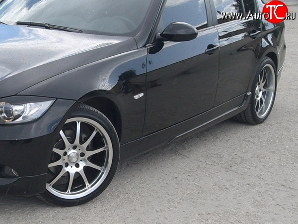 4 999 р. Пороги накладки AC Shnitzer  BMW 3 серия ( E90,  E91) (2004-2012) седан дорестайлинг, седан рестайлинг, универсал рестайлинг (Неокрашенные)  с доставкой в г. Санкт‑Петербург