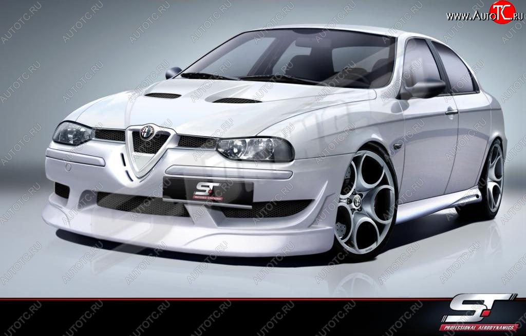 28 999 р. Передний бампер ST Alfa Romeo 156 932 дорестайлинг, универсал (1997-2002)  с доставкой в г. Санкт‑Петербург