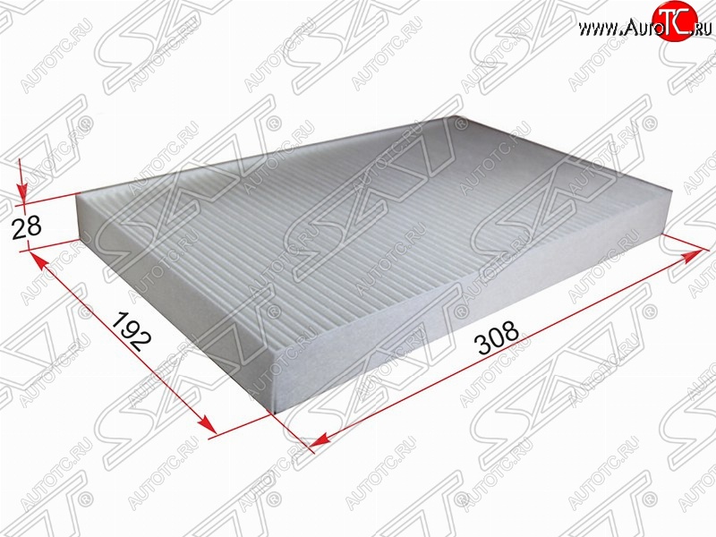 229 р. Фильтр салонный SAT (308x192x28 mm)  Audi 100  С4 - A6 ( С4,  C4,  C5)  с доставкой в г. Санкт‑Петербург