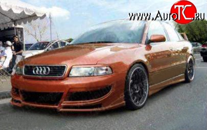 7 299 р. Передний бампер Carzone Audi A4 B5 8D5 универсал дорестайлинг (1994-1997)  с доставкой в г. Санкт‑Петербург