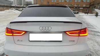 3 399 р. Лип спойлер АВТОКРАТ  Audi A3  8VS седан (2012-2016) дорестайлинг (Неокрашенный)  с доставкой в г. Санкт‑Петербург. Увеличить фотографию 7