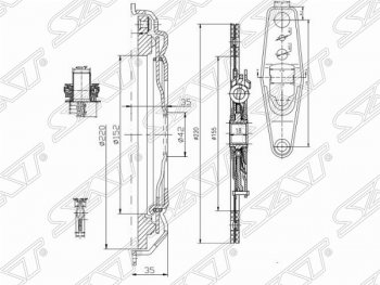 Комплект сцепления SAT Audi A3 (8VS седан,  8VA хэтчбэк 5 дв.,  8V1), Skoda Fabia (Mk3), Octavia (A7), Rapid (NH3), Volkswagen Golf (7), Jetta (A6), Polo (5)