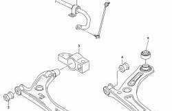 449 р. Полиуретановая втулка стабилизатора задней подвески Точка Опоры  Audi A3 (8P1 хэтчбэк 3 дв.,  8PA хэтчбэк 5 дв.), A8 (D4), Seat Alhambra (7N), Altea (5P), Toledo (универсал), Skoda Octavia (A5), Superb (B6 (3T),  B6 (3T5),  (B6) 3T), Yeti, Volkswagen Eos, Golf (7), Jetta (A5), Tiguan (NF)  с доставкой в г. Санкт‑Петербург. Увеличить фотографию 2